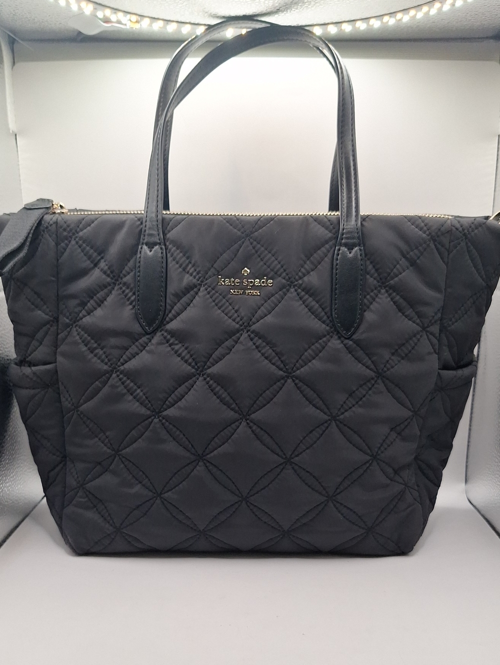 Kate Spade Chelsea Quilted Medium Satchel Black - READ